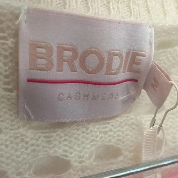 NWT Brodie Cashmere Rainbow Oversized Cashmere Cardigan Sz M - Picture 5 of 12